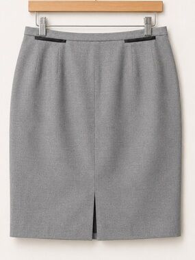 Harvé Benard by Bernard Holtzman Wool Pencil Skirt Size 14 Career Classic